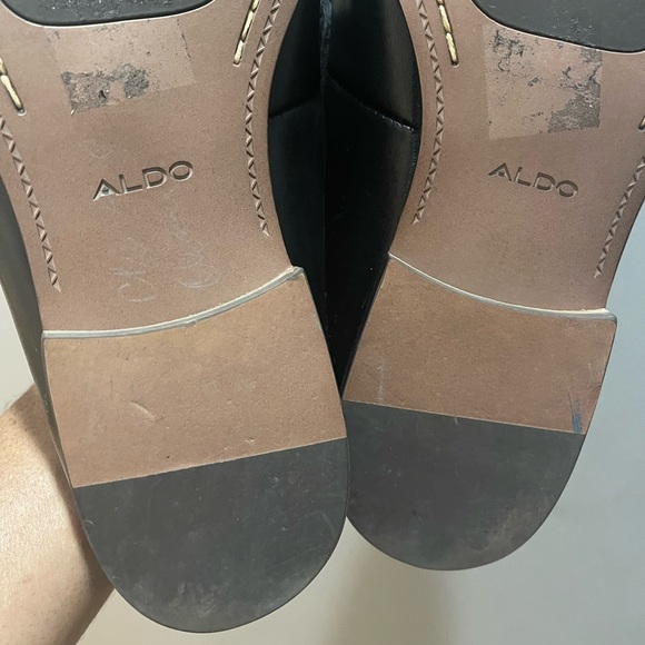 NWT Aldo Loafers shoes with horse-bit detail Black Sz 10.5 - Picture 12 of 15
